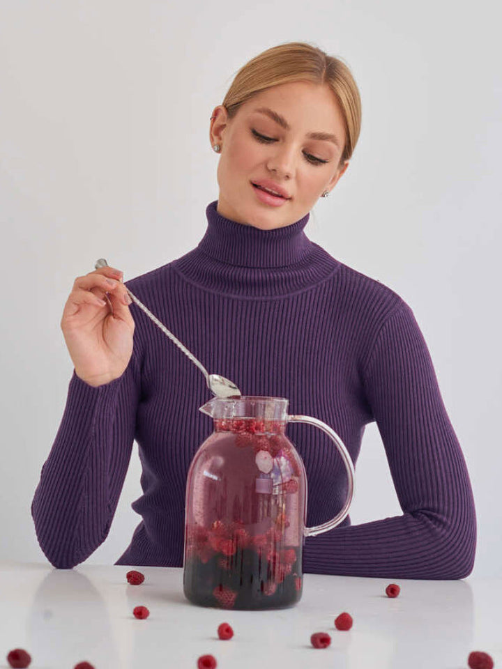 Jessika | Classic cotton turtleneck sweater 18