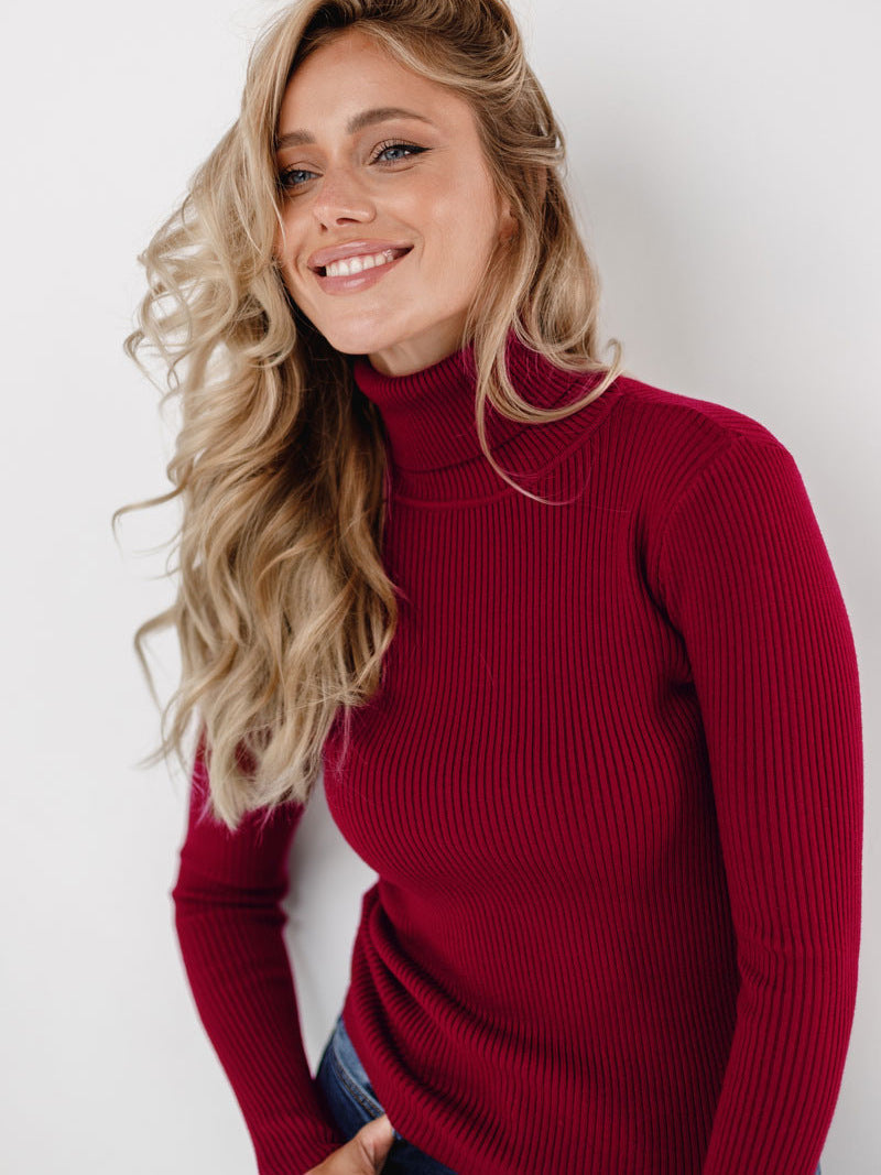 Jessika | Classic cotton turtleneck sweater 9