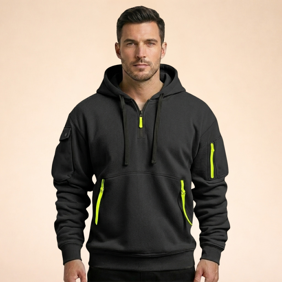 Joseph | Elegant & Breathable Half-Zip Hoodie 0