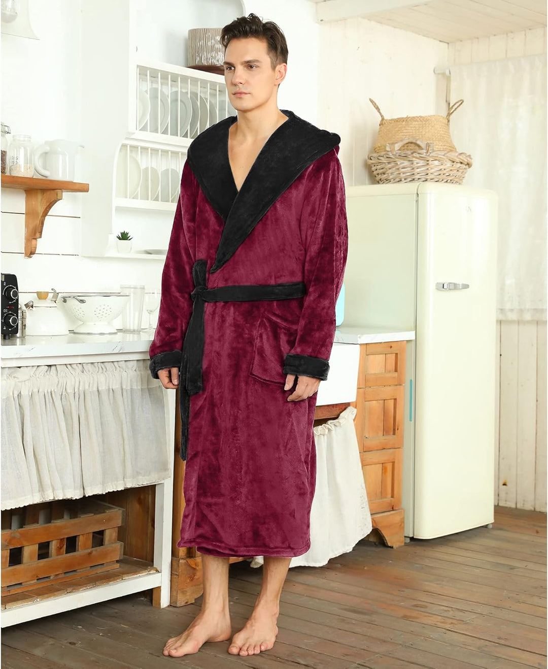Joseph | Ultra Soft Fleece Hooded Bathrobe 3