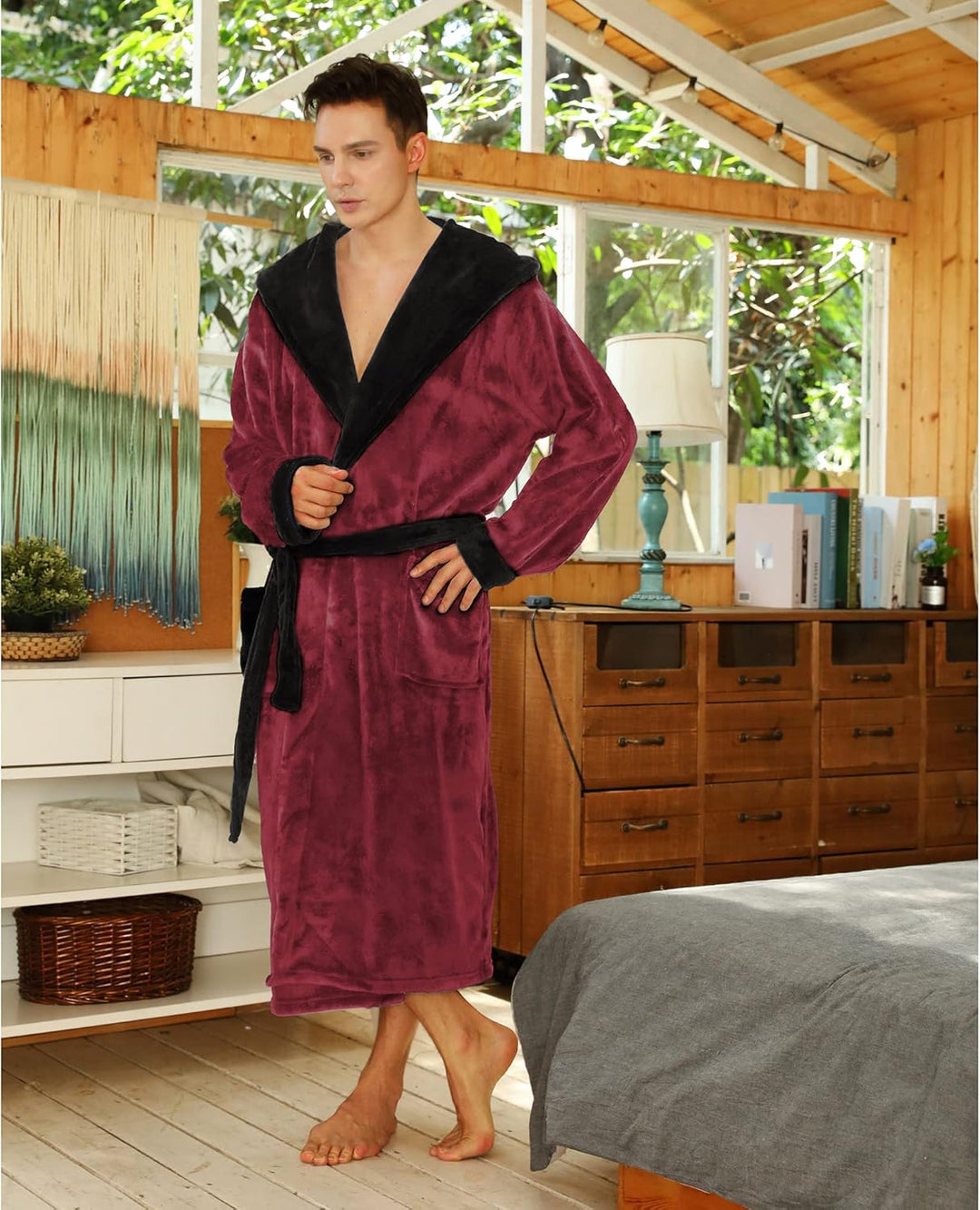 Joseph | Ultra Soft Fleece Hooded Bathrobe 5