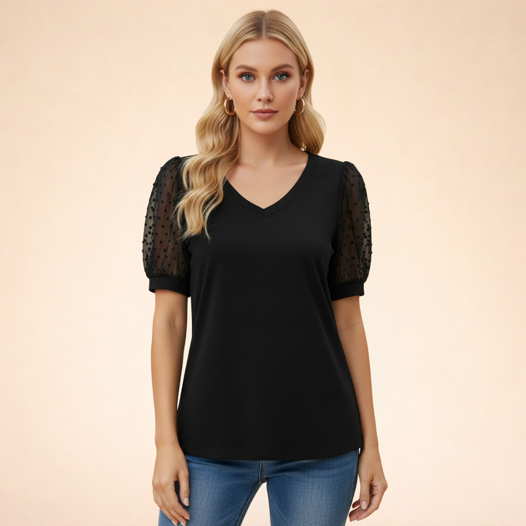 Katja | Lightweight and versatile festive top 2