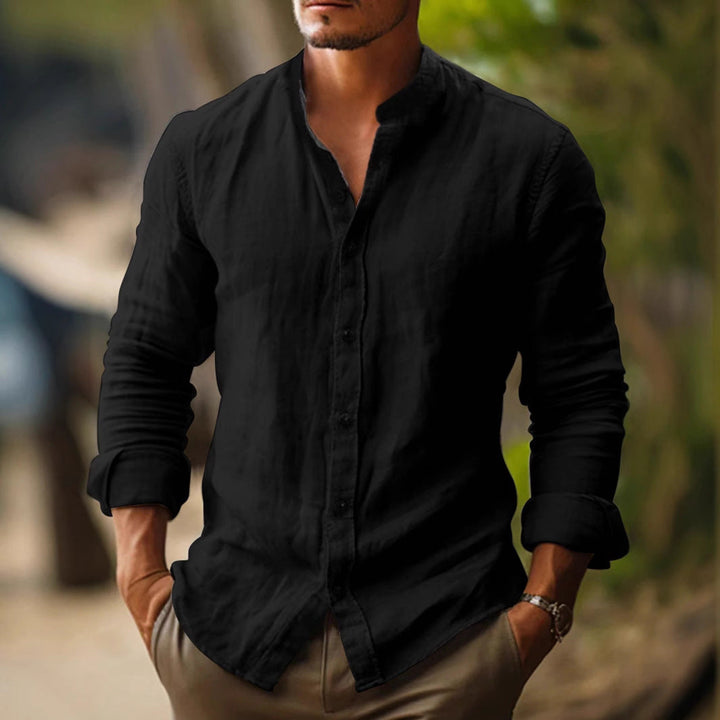 Kellan | Lightweight and Breathable Modern Linen Shirt 2