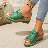 Layla | Elegant And Comfortable Open-Toe Wedge Platform Sandals