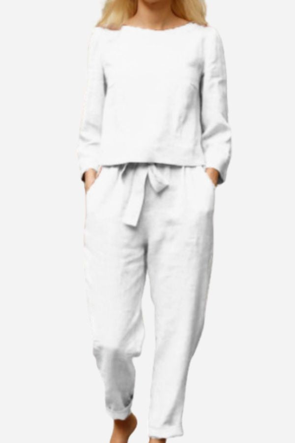 Lauren | Two Piece Set for Women - Linen Co Ord Set 0