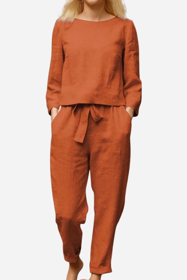Lauren | Two Piece Set for Women - Linen Co Ord Set 6