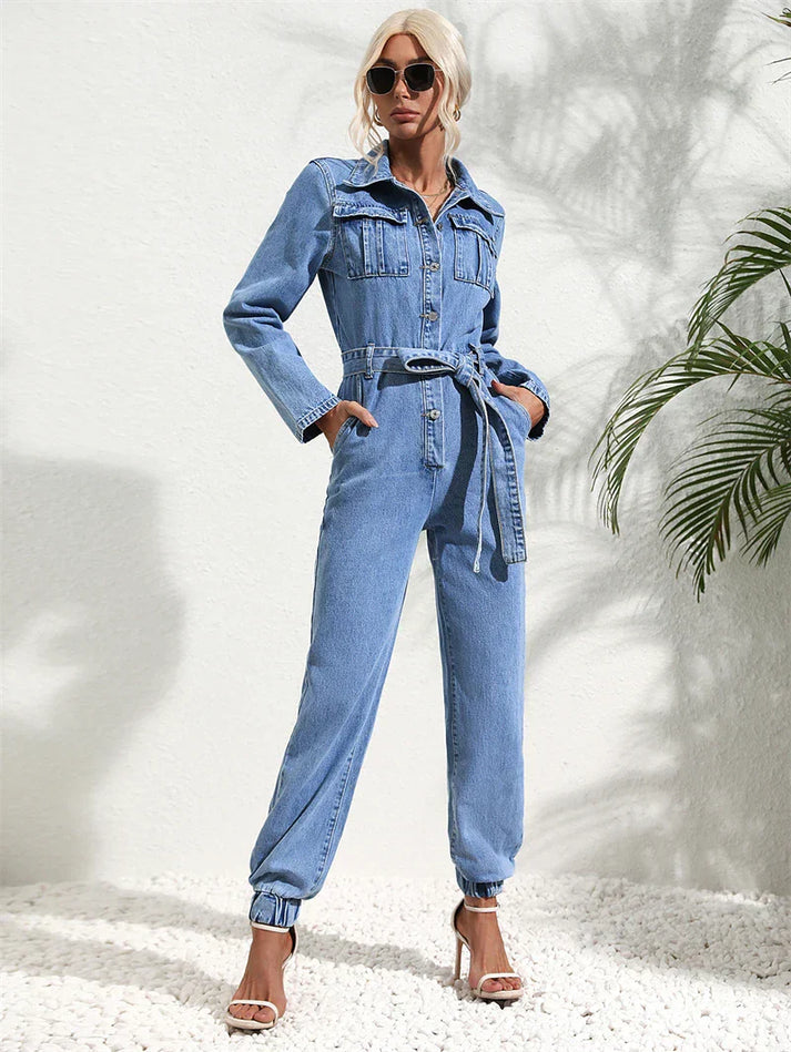 Lena | Casual denim jumpsuit 2