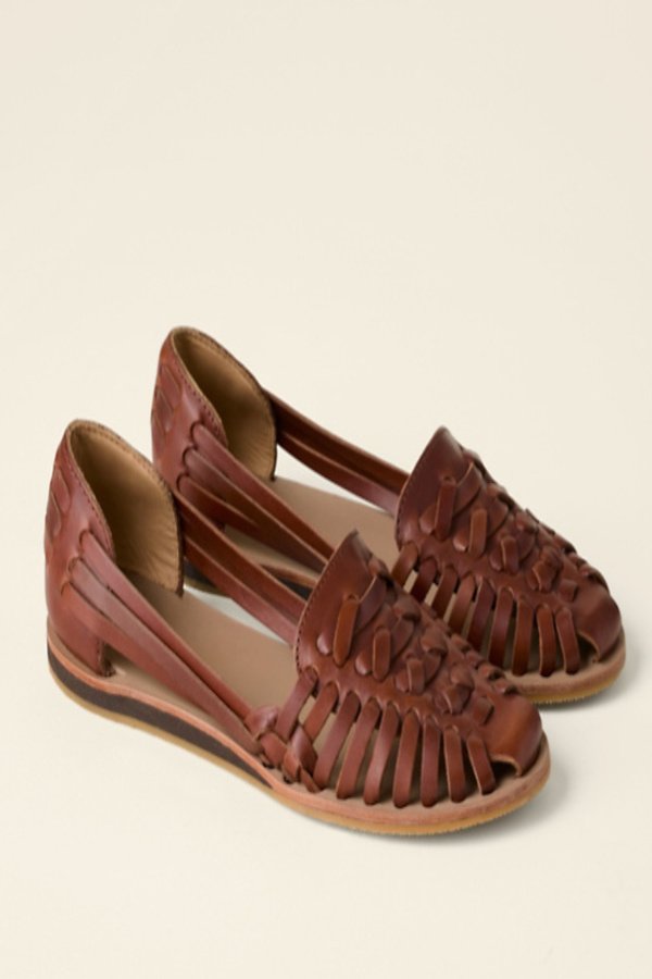 Lena | Handcrafted Woven Leather Comfort Sandals 1