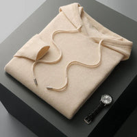 Raffael | Felpa con Cappuccio di Lusso in Lana Merino