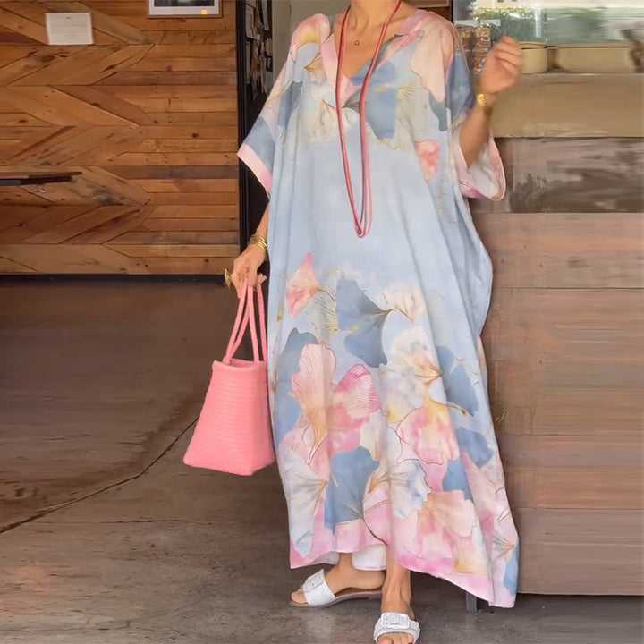 Leslie | Vibrant floral dress 1
