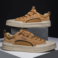 Ezra | Luxury Leather Casual Sneakers