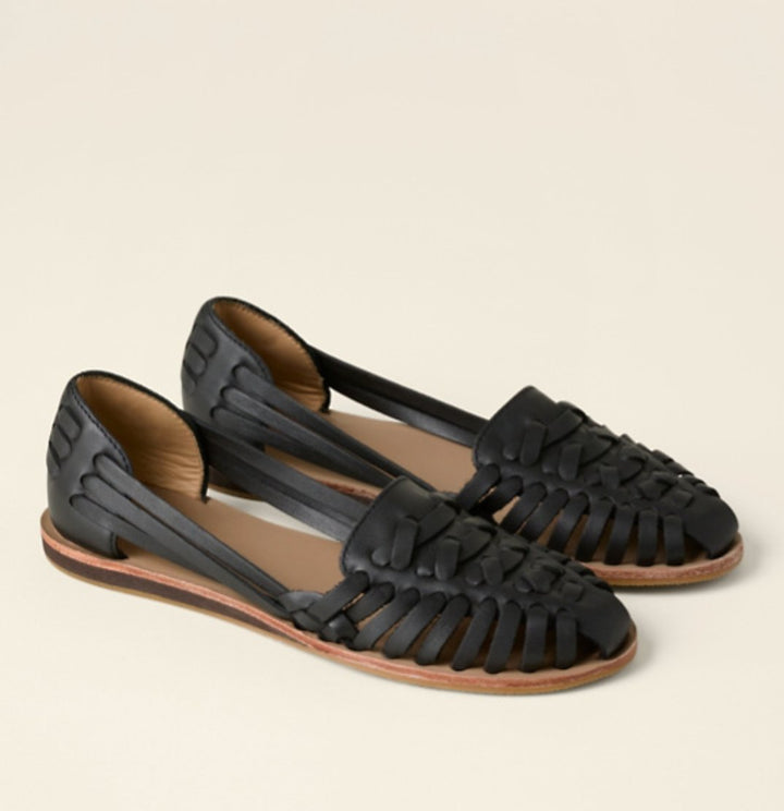 Lily | Woven Closed-Toe Slip-On Comfort Sandals 0