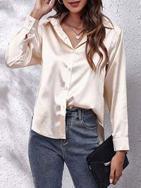 Emma | Luxurious Long Sleeve Silk Blouse