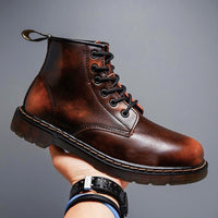 Leo | Vintage and Refined Genuine Leather Boots
