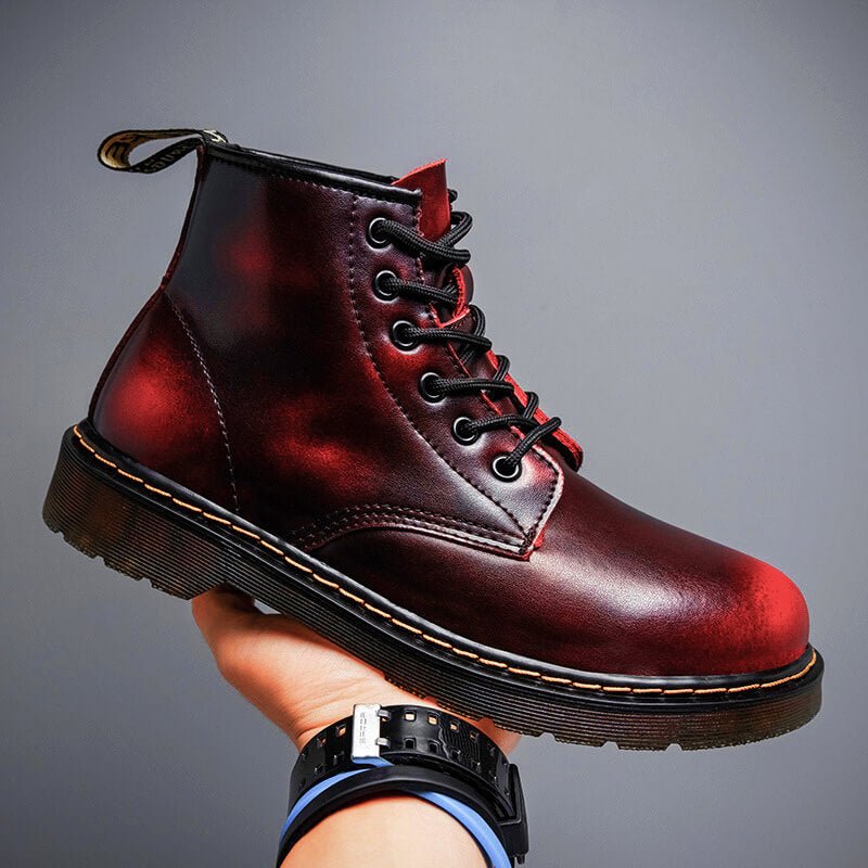 Logan | Vintage Genuine Leather Lace-Up Boots 1