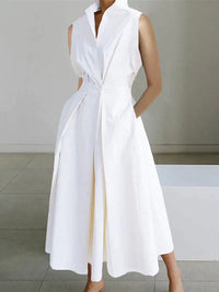 Sofia | Elegante abito midi a linea A