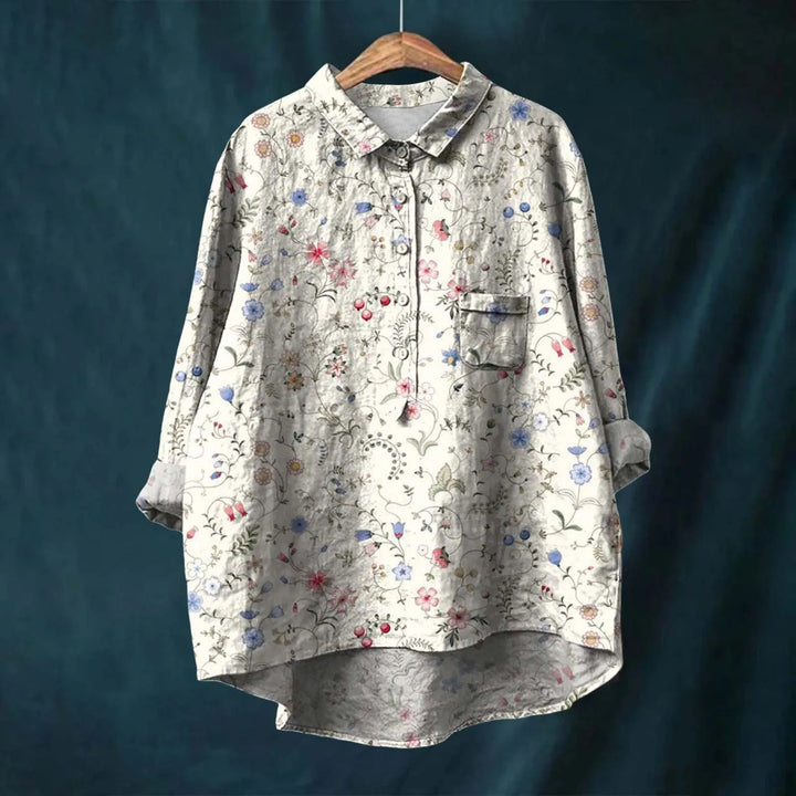 Lucy | Lightweight Fabric Floral Shirt 11