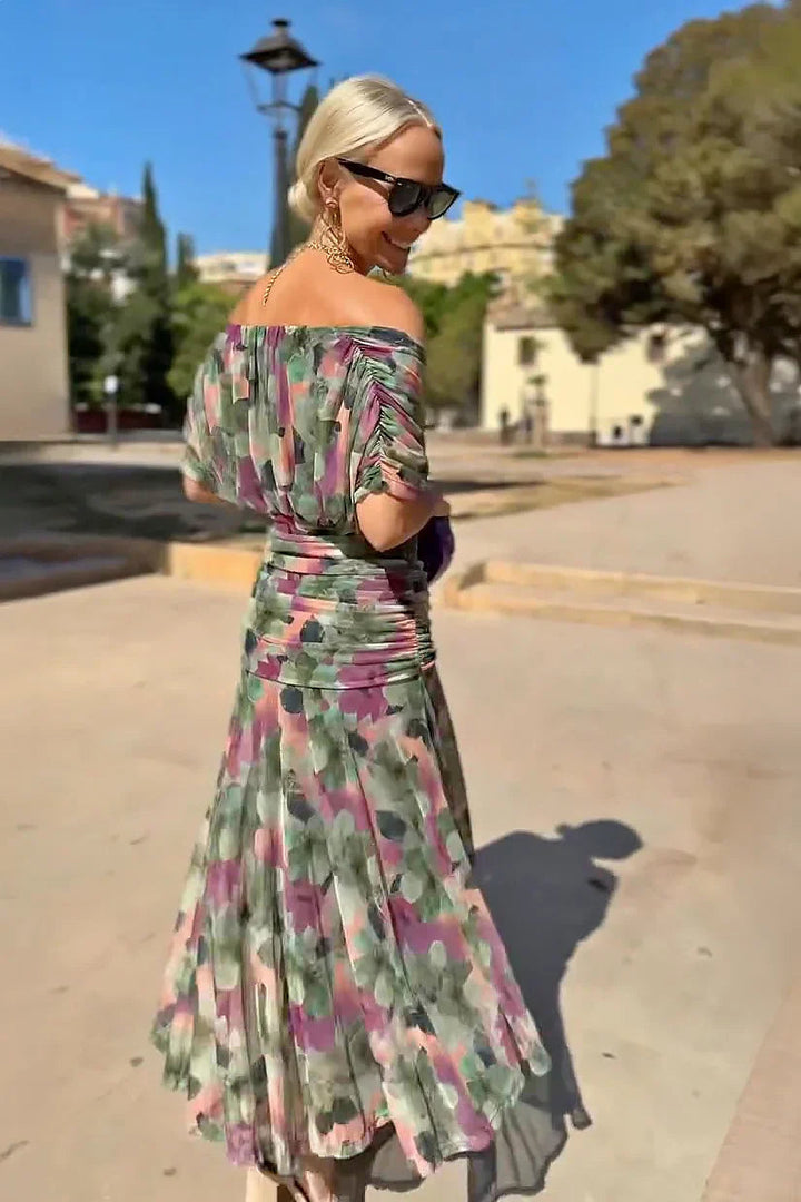 Luna | Elegant V-Neck Plus Size Maxi Dress – Fluid, Long & Perfect for Special Occasions 6