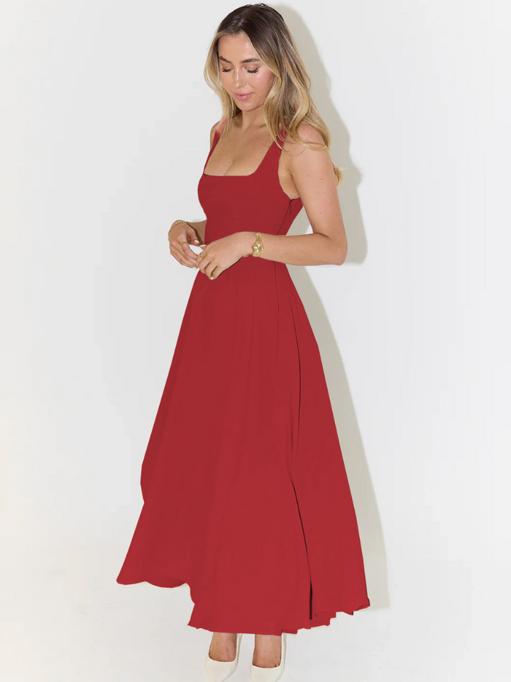 MELIS | Elegant, Flowy & Feminine Wedding Guest Dress - Perfect White Summer Midi Dress 9