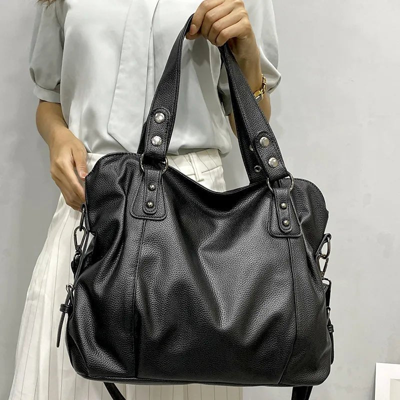 Madeline | Large Capacity Leather Tote Bag 1