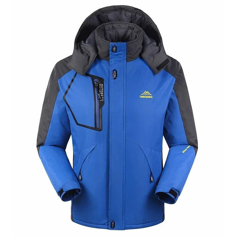 Maik | Water repellent and warm perfect ski jacket with hood 2