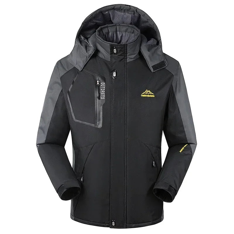 Maik | Water repellent and warm perfect ski jacket with hood 4