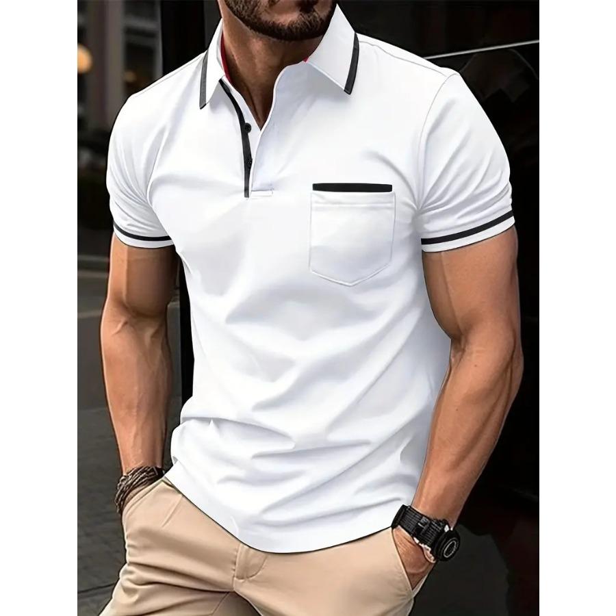 Maison | Timeless Slim Fit with Contrast Trims  Polo Shirt 0