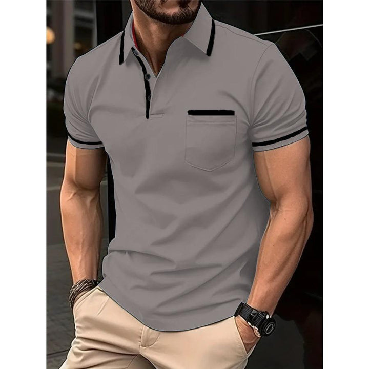 Maison | Timeless Slim Fit with Contrast Trims  Polo Shirt 5