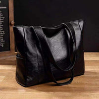 Charlotte | Classic And Elegant Vintage Leather Tote Bag