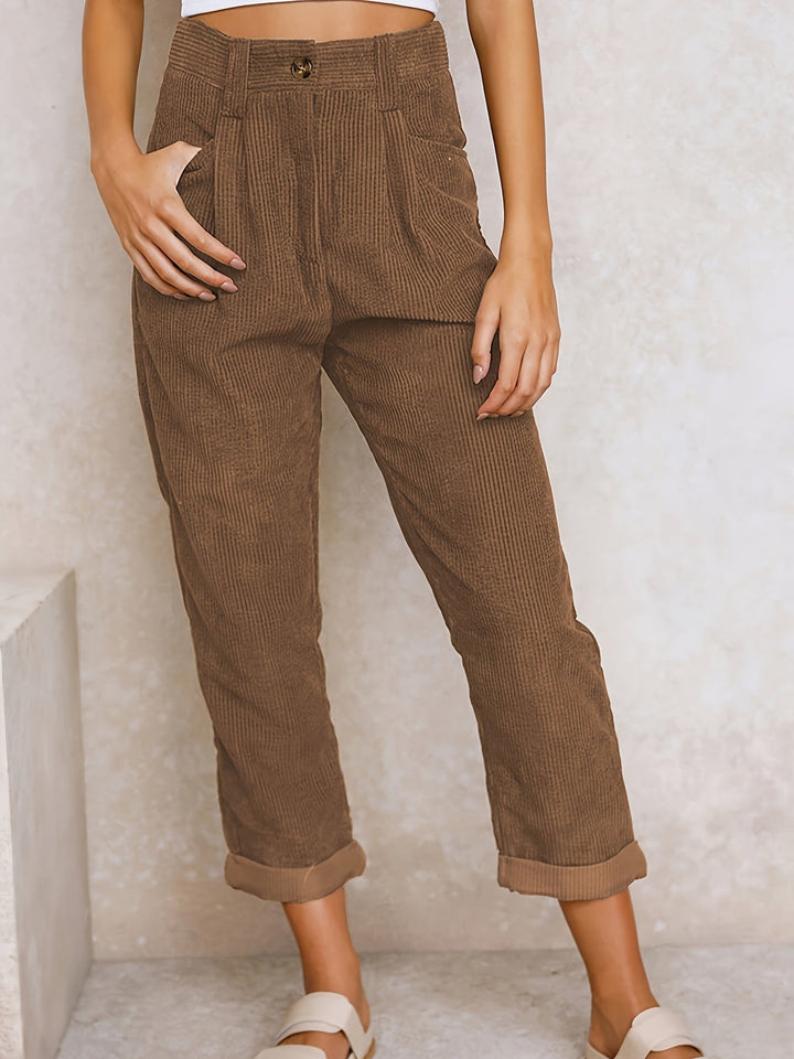 Maple | Corduroy trousers with straight legs 11