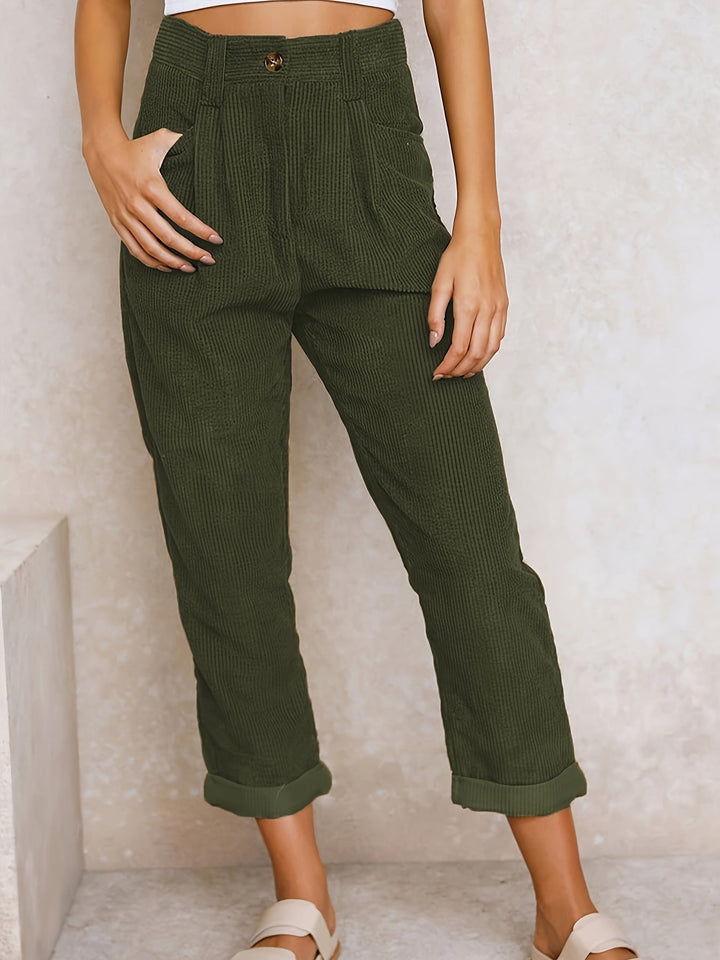 Maple | Corduroy trousers with straight legs 15