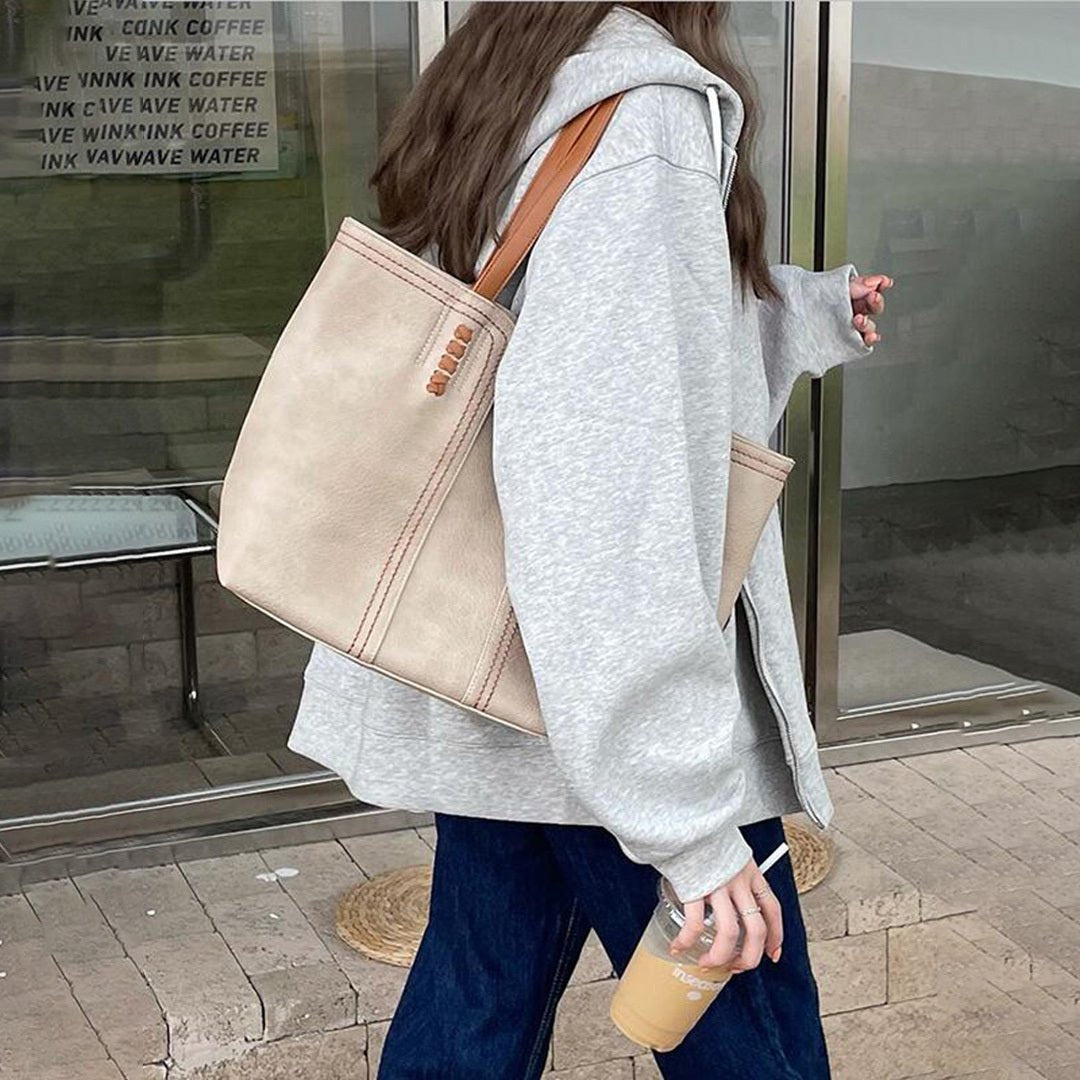 Margaret | Minimalist Vegan Leather Tote Bag 2