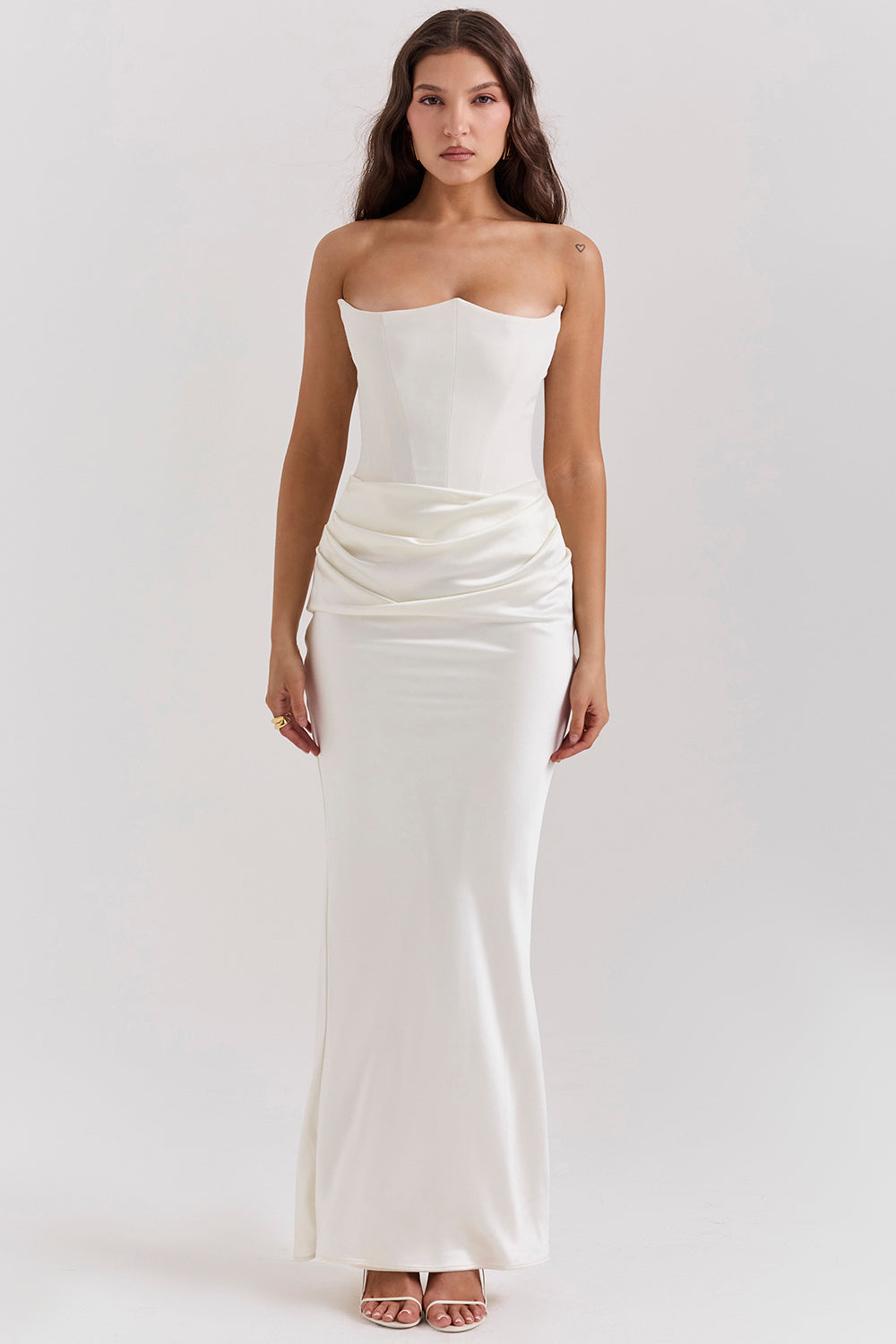 Marina | Elegant strapless corset dress 1