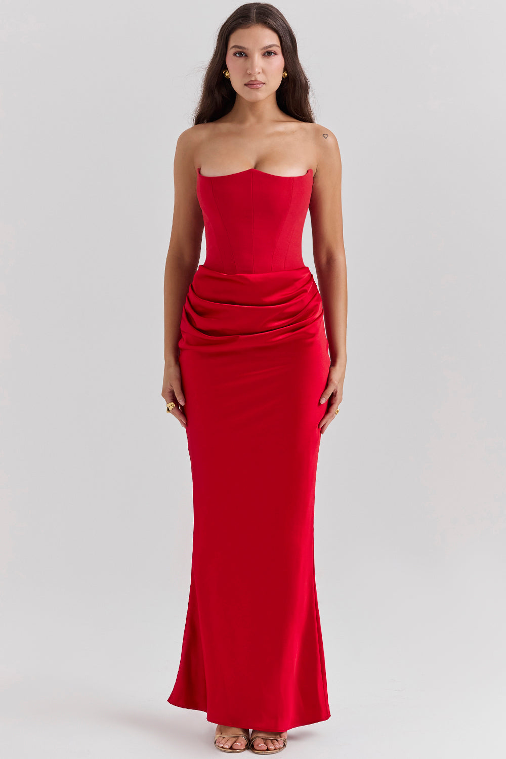 Marina | Elegant strapless corset dress 11