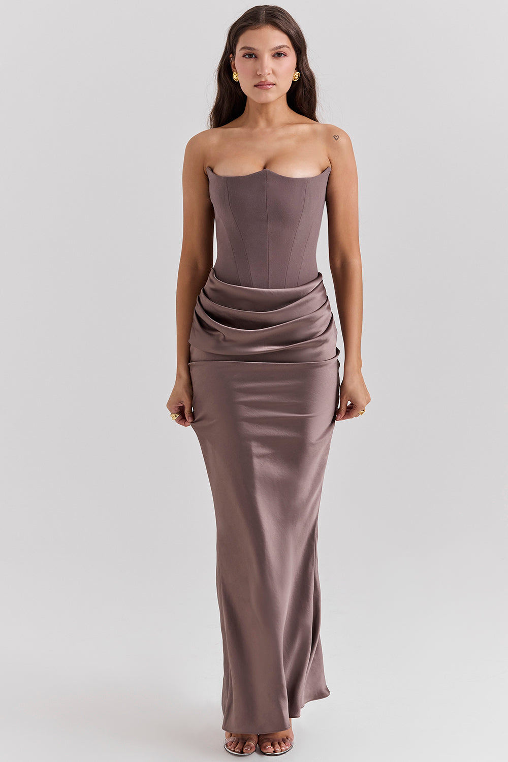 Marina | Elegant strapless corset dress 9