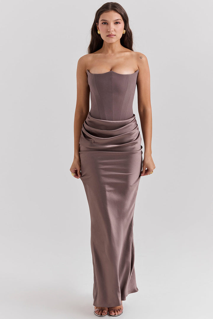 Marina | Elegant strapless corset dress 9