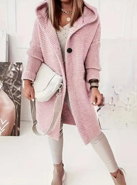 Olivia| Cardigan oversize con cappuccio comodo