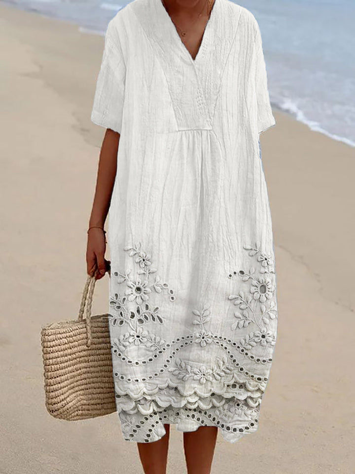 Maya | Women's Summer Printed Midi Dress 0