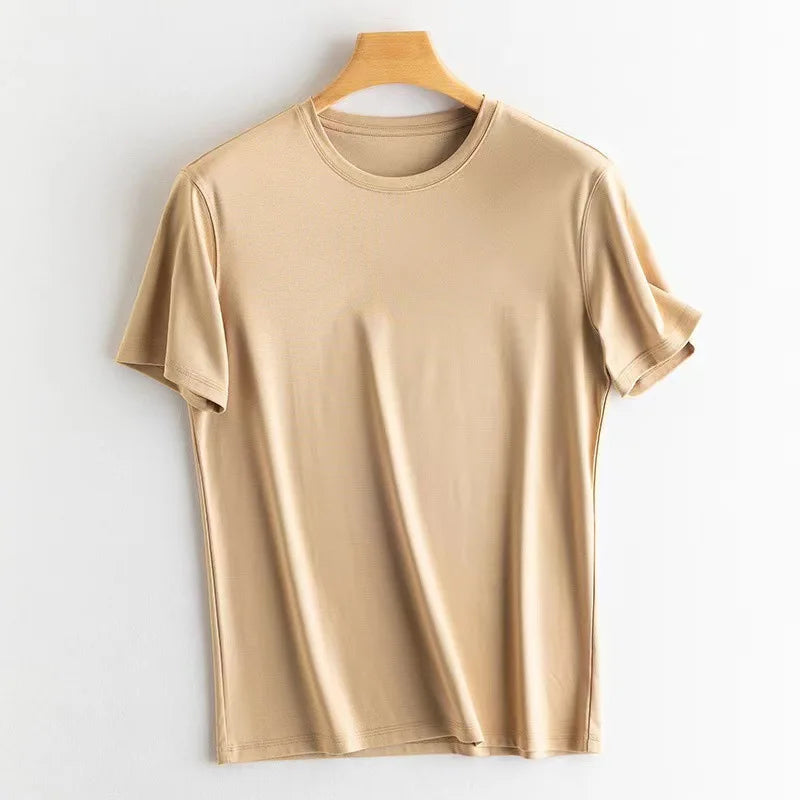 Michael | Silk half sleeve T-shirt 12