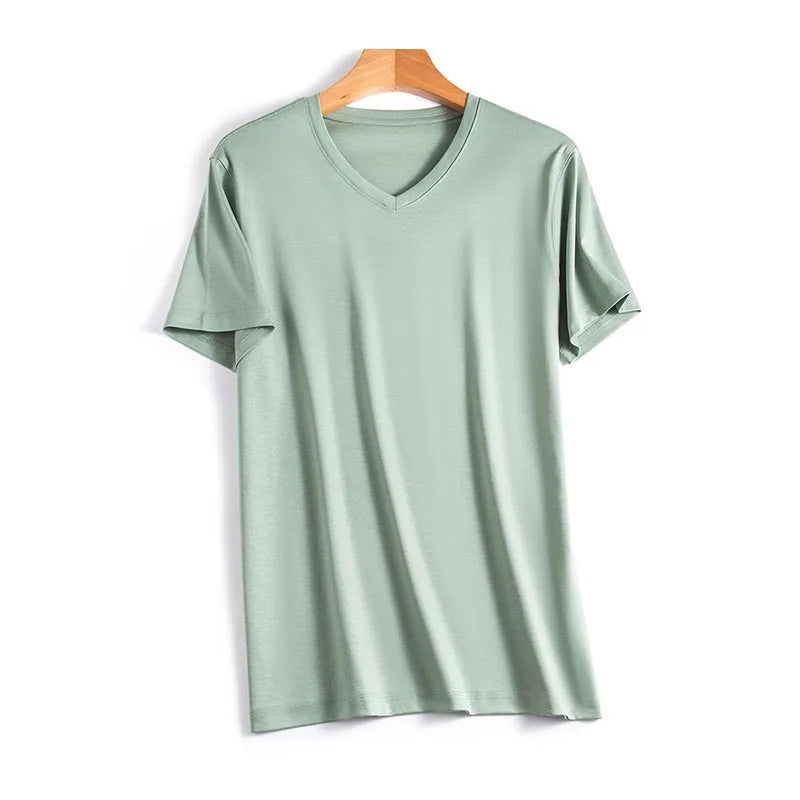 Michael | Silk half sleeve T-shirt 13