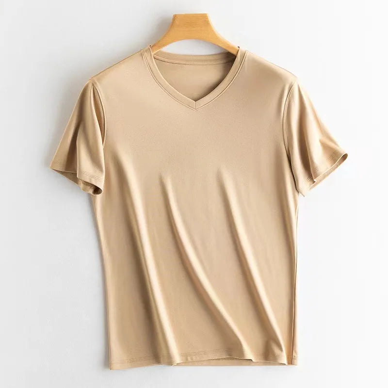 Michael | Silk half sleeve T-shirt 16