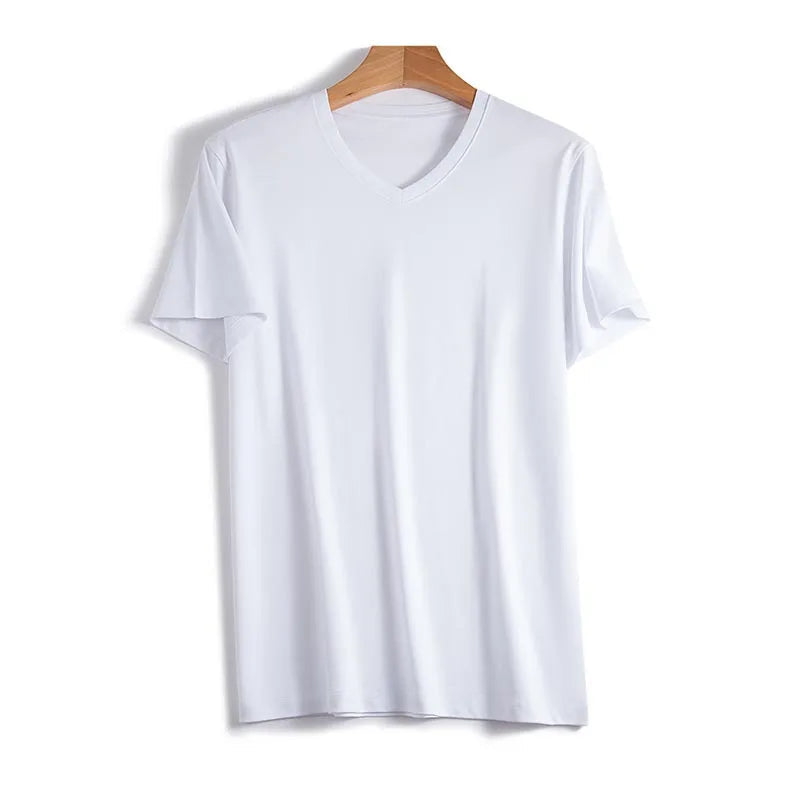 Michael | Silk half sleeve T-shirt 17