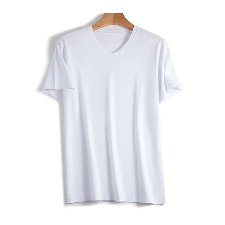 Michael | Silk half sleeve T-shirt 17
