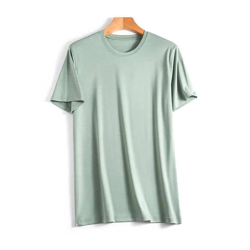 Michael | Silk half sleeve T-shirt 19