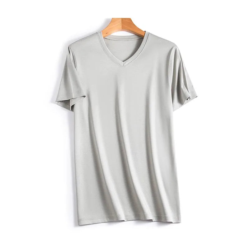 Michael | Silk half sleeve T-shirt 9