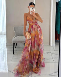 Amelia | Robe maxi florale élégante pour femmes
