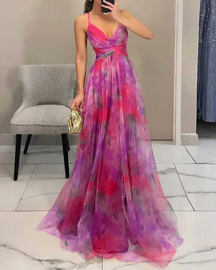 Mira | Elegant Floral Maxi Dress for Women – Lightweight & Versatile Long Dress 3