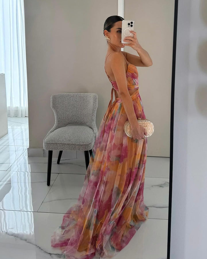 Mira | Elegant Floral Maxi Dress for Women – Lightweight & Versatile Long Dress 6