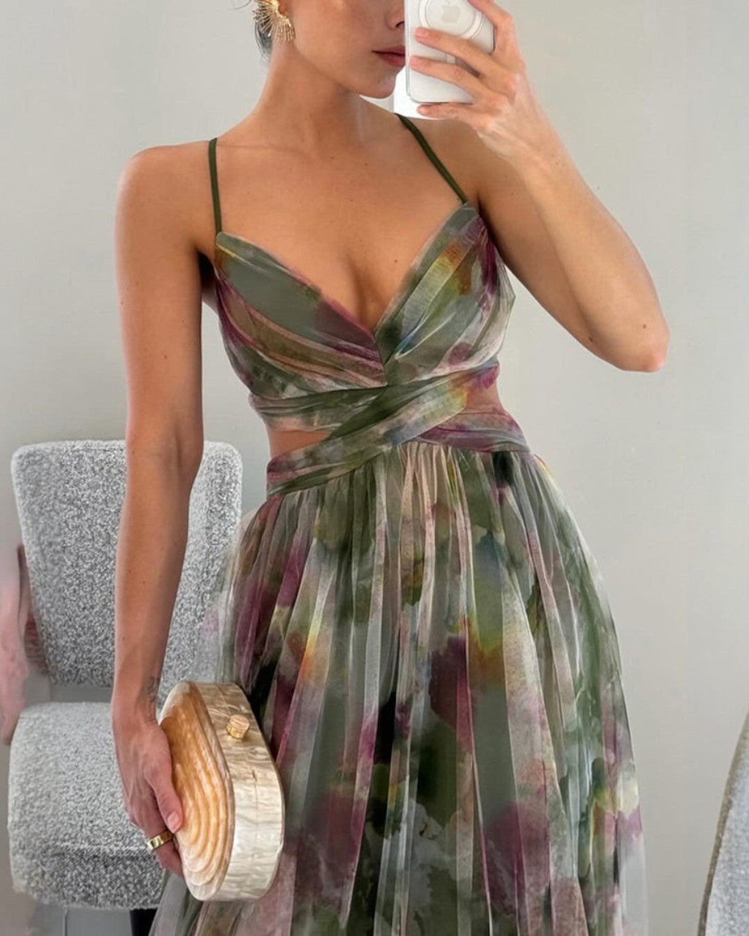 Mira | Elegant Floral Maxi Dress for Women – Lightweight & Versatile Long Dress 7