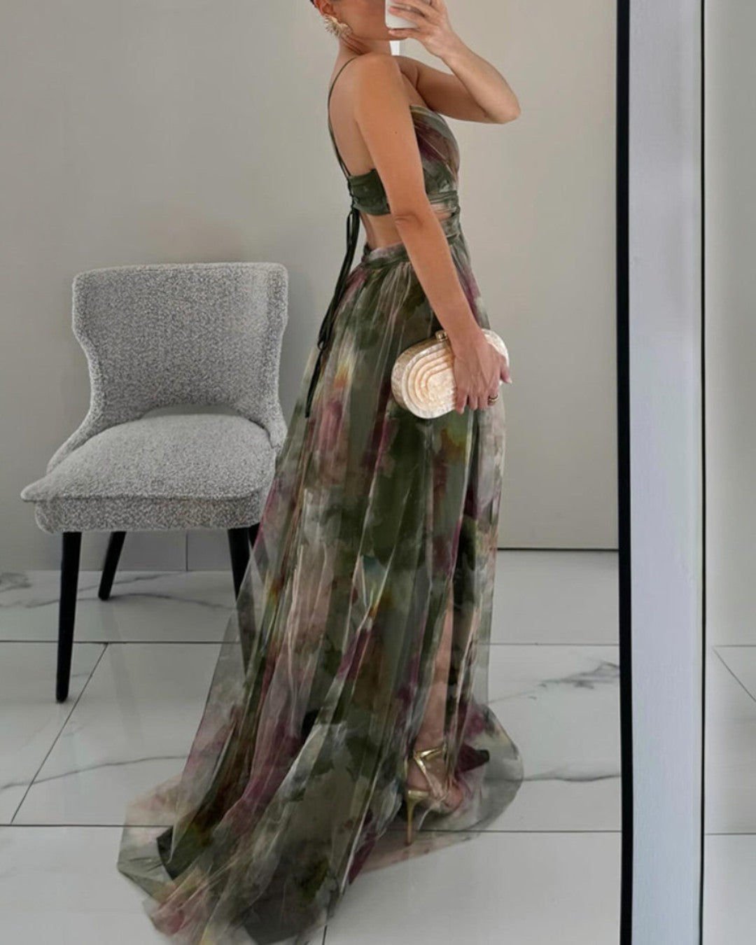 Mira | Elegant Floral Maxi Dress for Women – Lightweight & Versatile Long Dress 8